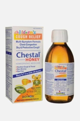 Boiron Children's Cough & Chest Relief Chestal Honey Syrup 12 Pack  Exp(3/2025) - Image 1 of 4