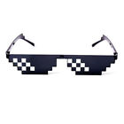 New Design Funny Mosaic Sunglasses Thug Life Sun Glasses Pixel Black Retro Gamer