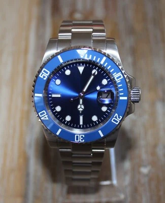 Premium SUB Watch Ceramic Blue Automatic NEW Sterile Dial Classic Homage — 第 1/4 张图片