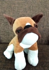 Animal Adventure Boxer Plush Brown Bulldog Puppy Retired Stuffed Animal Toy - Picture 1 of 7