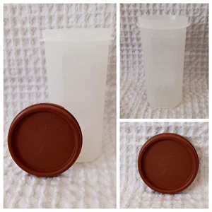 Tupperware MODULAR MATE Behälter mit braunem Deckel 22 Unzen 1641-17 1607-15 - Bild 1 von 10