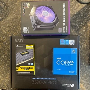 Kit PC (I5 11600k, 32GB Corsair DDR4 3200, MSI Z590 Pro, Coolermaster Hyper 212) - Imagen 1 de 10