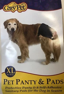 Pet Dog Panty Sanitary Pants Underwear Short Denim Pet Pads Panties XL - Picture 1 of 4