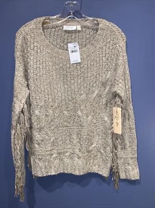 Women’s small sweater, Fringed, RD Style Nordstrom Rack, NWT $49.97 - Picture 1 of 6