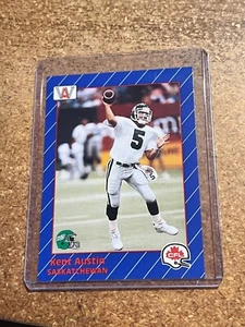 1991 AW Sports CFL Football # 73 Kent Austin - Picture 1 of 2