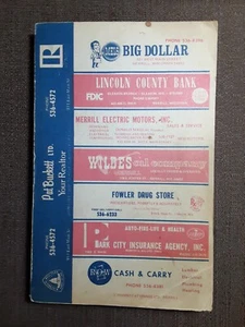1975 MERRILL, WI. City DIRECTORY ~ Residential Edition ~ TELEPHONE BOOK - Imagen 1 de 11
