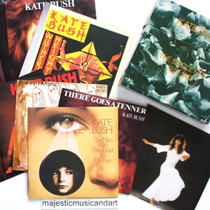 ORIGINAL 1983 KATE BUSH THE SINGLES 10 X 7" VINYL BOX SET EX RARE - Picture 1 of 5