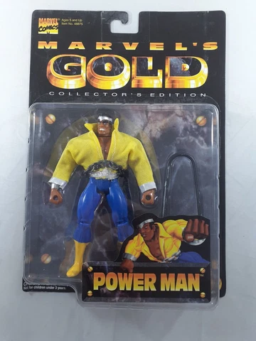 Marvels Gold Luke Cage POWER MAN Action Figure Cover