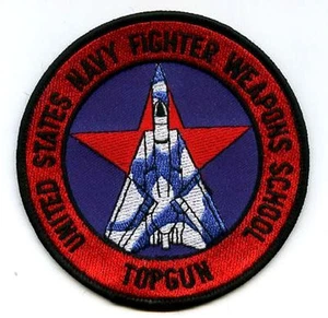 ESCUELA DE ARMAS SUPERIOR MARINA EE. UU. NSAWC ORIGINAL ORIGINAL F-14 TOMCAT ESTRELLA ROJA ⭐PARCHE - Imagen 1 de 12