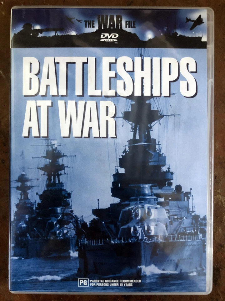 The War File - Battleships At War (DVD) REGION FREE - LIKE NEW - Image 1 of 1