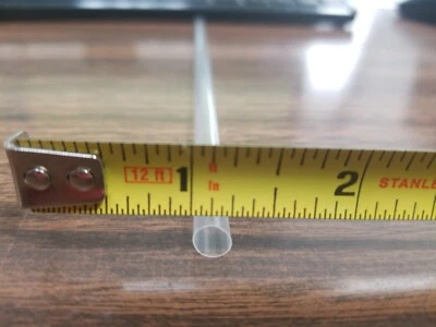 (7500 ) STRAWS 7 3/4" CLEAR or RED STRIPED JUMBO UNWRAPPED DRINK/BAR STRAWS BULK - Image 1 of 2