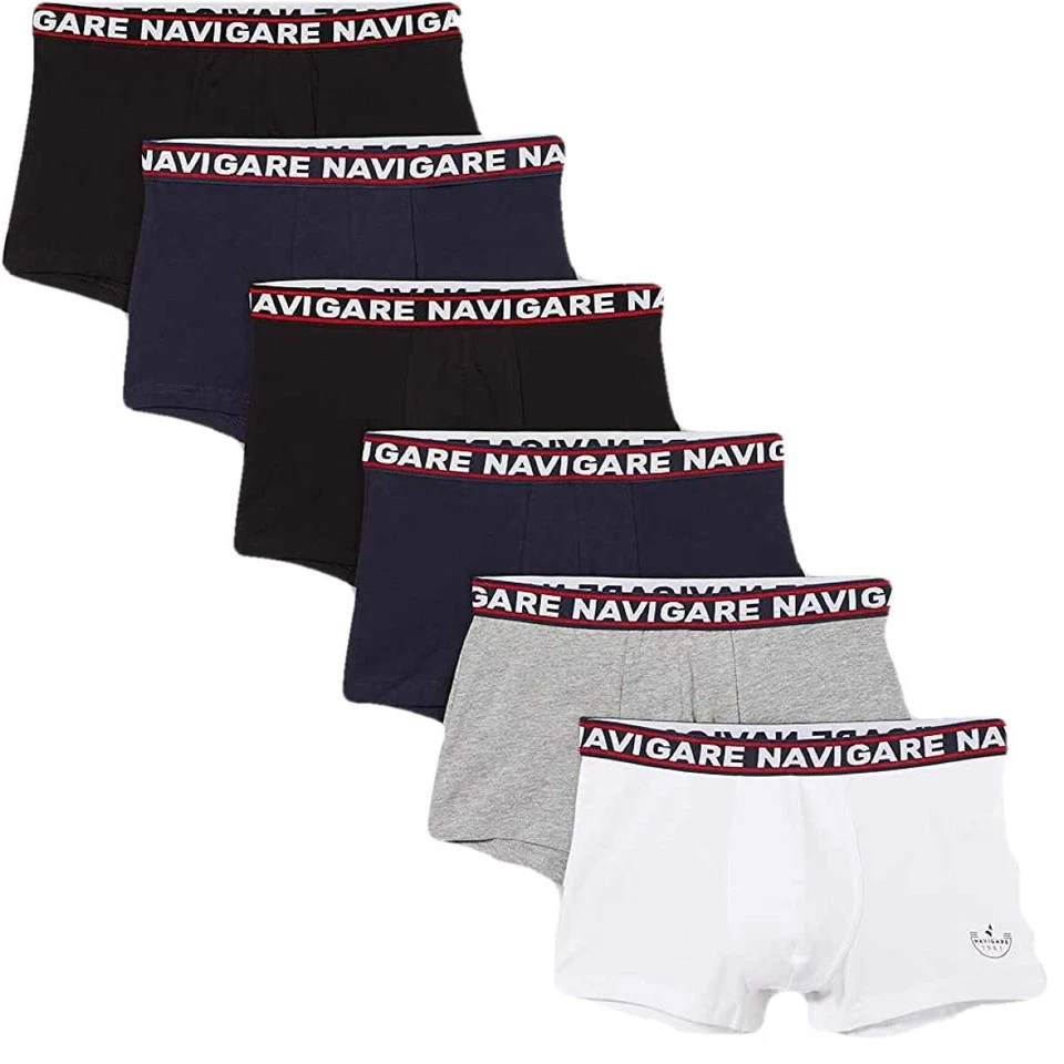6 Boxer Navigare 322 cotone elasticizzato boxer uomo 5/L