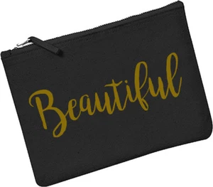 Beautiful Personalised Make Up Bag Cosmetics Bag Accessories Bag Keepsake Bag - Picture 1 of 10