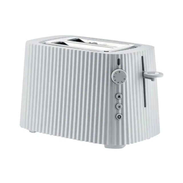 Alessi Plisse Electric 2-Slice Toaster - White (MDL08 W/AU)