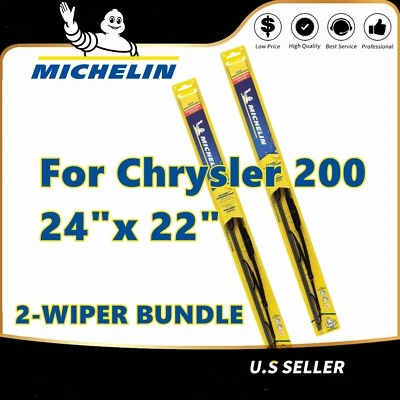 Paquete de 2 limpiaparabrisas Premium Beam - aptos para Chrysler 200 2011-2014 - 19240/220 Foto 1 de 4