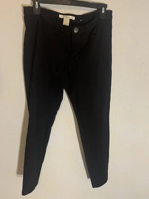 Lauren Conrad Black Pull On Dress Pants Stretch Womens Size 8 - Image 1 of 4