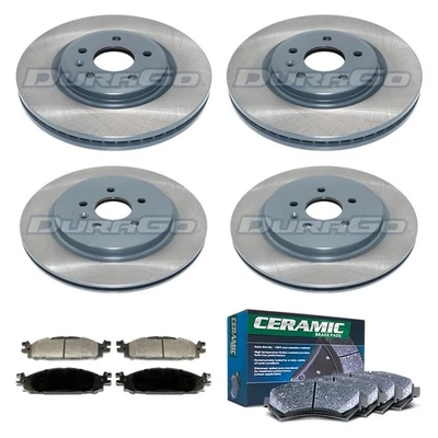 For Ford Police Interceptor Utility 13-19 Brake Kit Titanium Series Plain Front Foto 1 de 4