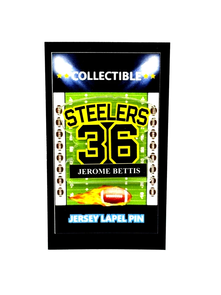 Pin solapa Jerome Bettis de los Pittsburgh Steelers-Clásico SB CHAMPION coleccionable Foto 1 de 1