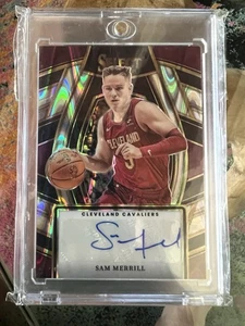 2023-24 Panini Select Sam Merrill Signature Selections Prizm #D/15 AUTO - Imagen 1 de 2