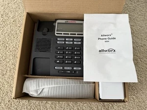 Allworx 9204 4 Button Display VOIP IP POE Telephone W/PWR New - Picture 1 of 3
