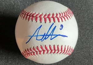 ADDISON BARGER AUTÉNTICO AUTOGRAFIADO “Manfred” ROMLB TORONTO BLUE JAYS FENOM - Imagen 1 de 6