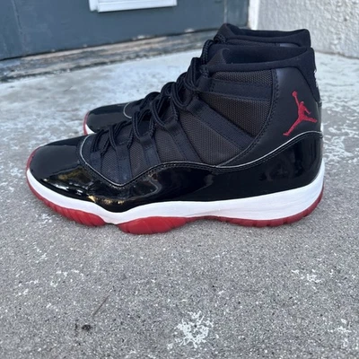 Nike Air Jordan 11 Retro Bred 2019 Size 10.5 378037-061 - Image 1 of 4