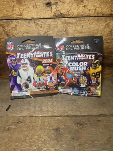 NFL Teenymates 2 Stück 2024 Serie 12 und Color Rush Serie 8 - Bild 1 von 2