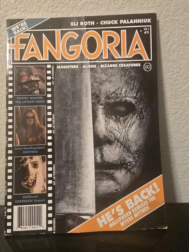 Fangoria Magazine October 2018  Volume 2 # 1 Halloween Puppet Master Eli Roth - Image 1 of 3