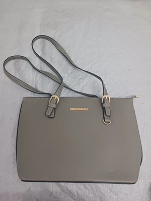 Bolso de mano de imitación gris Montana West para dama  Foto 1 de 4