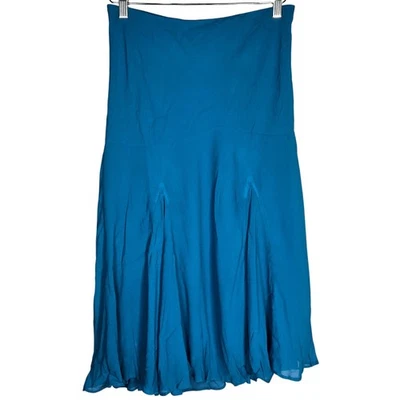 J. Crew Gwyneth flounce-hem slip skirt in chiffon CL662 S NWT - Image 1 of 4
