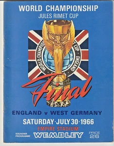 Original 1966 World Cup Final Programme - England v West Germany V Gd Condition - Picture 1 of 5