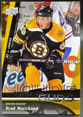 2009-10 UD Young Guns Brad Marchand 452 Boston Bruins RC - Image 1 of 2
