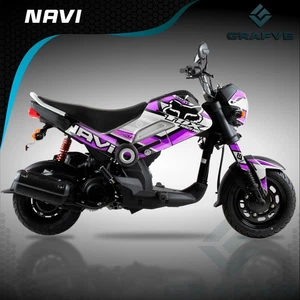Honda Navi Decals Kit Graphics Stickers Wrap Scooter Custom New Color Blue - Bild 1 von 2