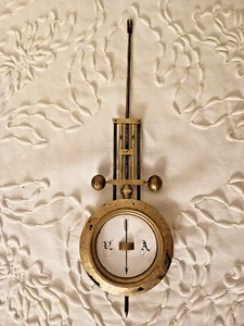 1890er Jahre Deutsches RA Pendel mit Porzellaneinsatz - Bild 1 von 10