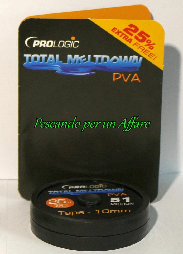 PROLOGIC TOTAL MELTDOWN PVA  tape 10mm/ 51 micron -length 25M - Imagen 1 de 1