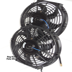 Chrysler-Plymouth Radiator Fans,Set of Two 10" Electric Radiator Cooling Fans w/