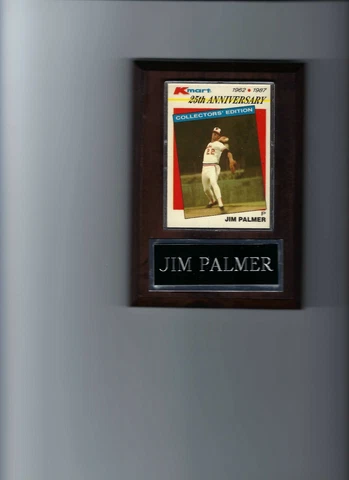 JIM PALMER PLAQUE BASEBALL BALTIMORE ORIOLES O's MLB  C Cover