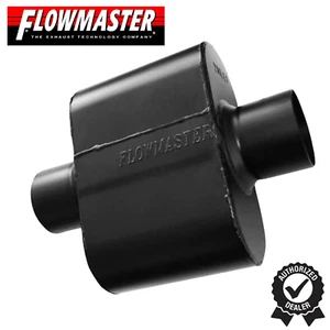 Silenciador universal Flowmaster Super 10 Series acero inoxidable 2,5" entrada/salida central - Imagen 1 de 3