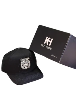 KILO HATS MENS BLACK SNAPBACK HAT COLABORACION CON CHAMORRO KHTIGRE BLK - Picture 1 of 1