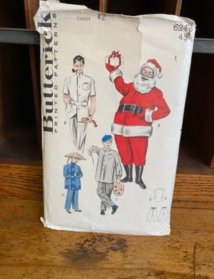 Butterick Pattern 6246 Santa Doctor Artist Chinese Costume 42 Uncut Halloween - Image 1 of 2