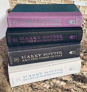 Harry Potter jk rowling Hard Cover books FIRST EDITION 1st PRINT Lot of 4 - Picture 1 of 13
