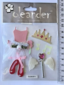 Princess Oleander 3D dimensional sticker Tiara Ballet - Picture 1 of 4