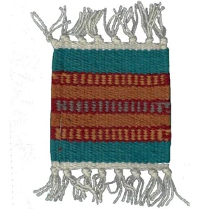 Montaña rusa de diseño suroeste de lana - 5"" x 5"" - ENVÍO GRATUITO - Imagen 1 de 1