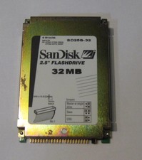 SanDisk SD25B-32 32MB 2.5" IDE ATA FlashDrive Commercial Temp Indus. Grade    FS