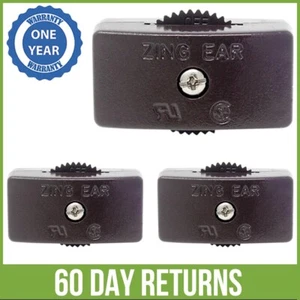 3x Zing Ear KS-30 Feed Thru Inline SPT-2 Rotary Cord Lamp Light Switch On Off 6A - Picture 1 of 5