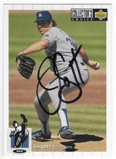 JIM GOTT 1994 UPPER DECK AUTOGRAPHED SIGNED # 113 LOS ANGELES DODGERS