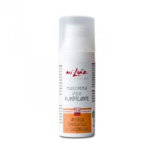 Maschera Viso Ghassoul Calendula Purificante mi Lùz ml.50TEA NATURA - Punto Eco - Foto 1 di 1