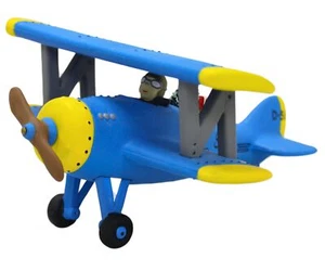 Department 56, blaues Flugzeug, Snow Village (54585) Neu in OVP - Bild 1 von 1