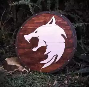 LIARA Norse Wolf Battle shield 24 inch - Picture 1 of 1