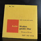 Kodak Color + 100 Kelvin Cooler Light Blue 75X75mm Gelatin Filter No. 82  O41250